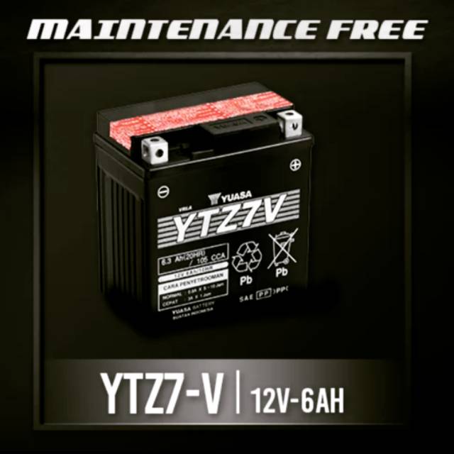Jual aki yuasa ytz7v Harga Terbaik & Termurah Maret 2023 | Shopee Indonesia