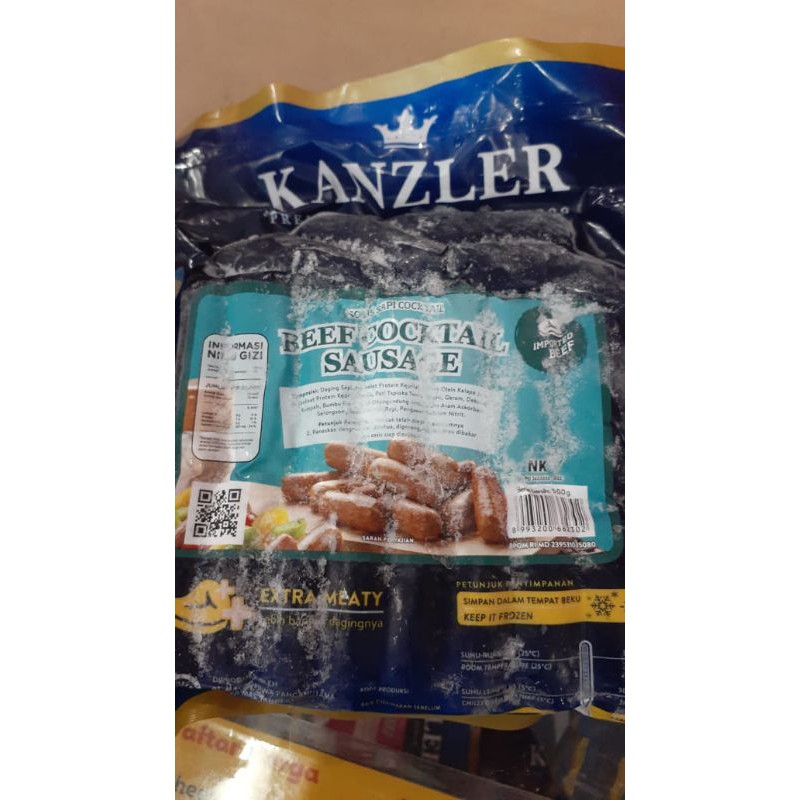 

||BEEF_COCKTAIL||_SAUSAGE_||_SOSIS SAPI_|| ||_FROZEN_FOOD_||_MERK_KANZLER||