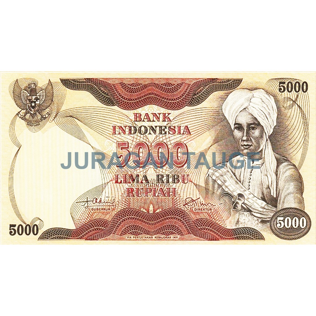 

Uang Kertas 5000 Diponegoro Repro Souvenir