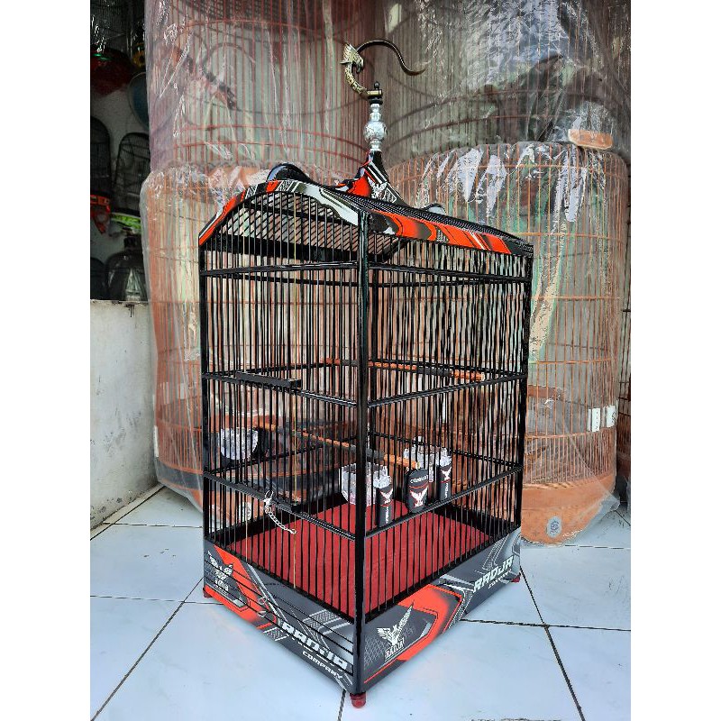 SANGKAR KOTAK RADJA EXLUSIVE  UKURAN NO 2//AKSESORIS