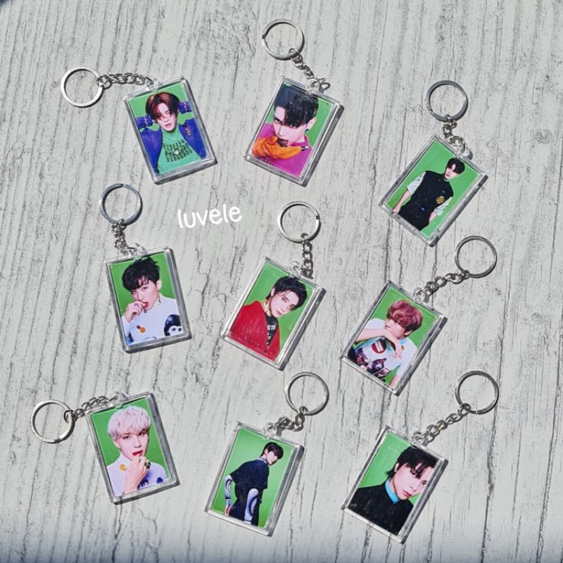 NCT 127 Sticker Acrylic Clear Keychain Gantungan Kunci Akrilik