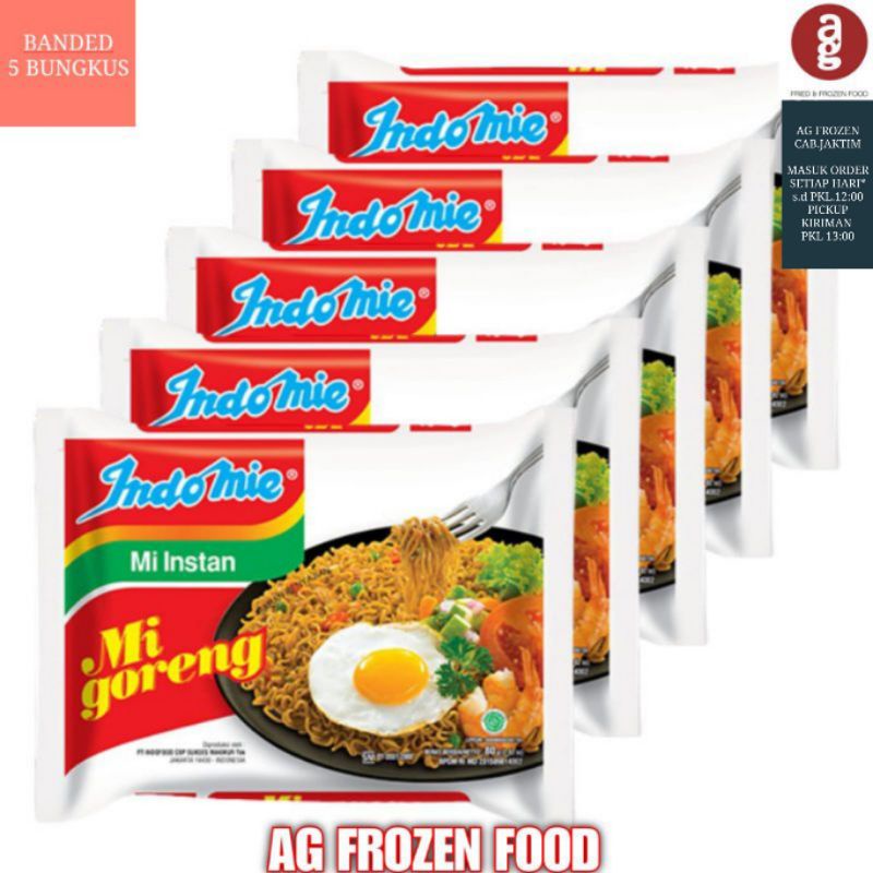 

Indomie Goreng Banded Isi 5 Bungkus