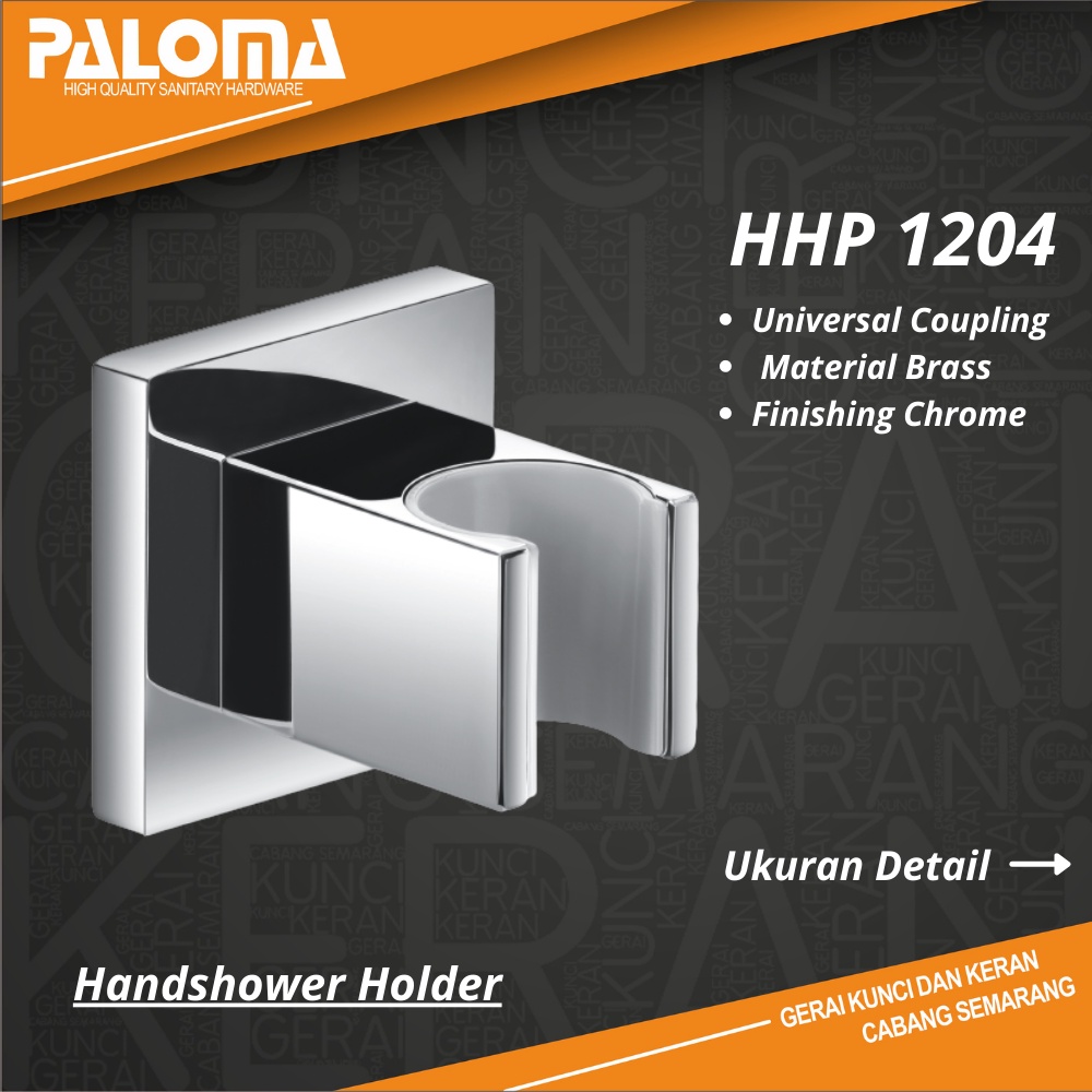 PALOMA HHP 1204 HAND SHOWER HOLDER DUDUKAN SHOWER BRASS