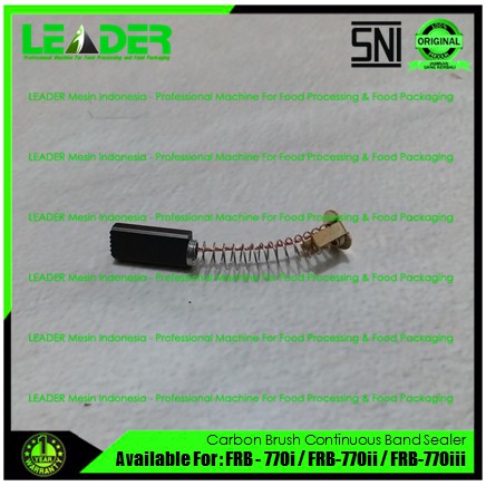 Carbon Brush FRB-770 Sparepart Continuous Band Sealer Hualian