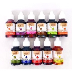 

TOFFIECO PEWARNA 30ML ALL VARIAN/PEWARNA OIL BASE/PEWARNA MAKANAN