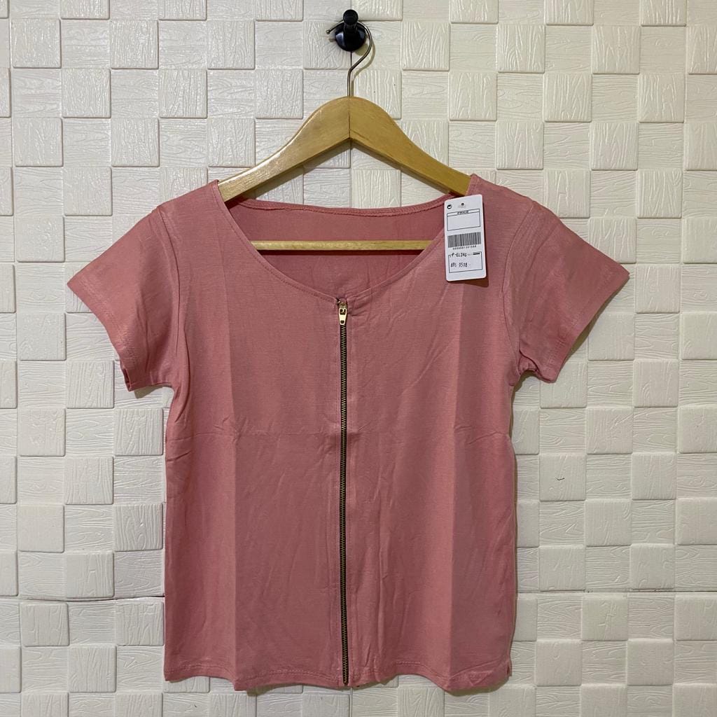 atasan kaos crop zipper lengan pendek wanita/atasan crop wanita/kaos crop sleting/zipper/kaos zipper/crop top zipper/kaos wanita/atasan wanita/crop top/kaos sleting pendek wanita/atasan murah/kaos murah/syafiqa_14-2