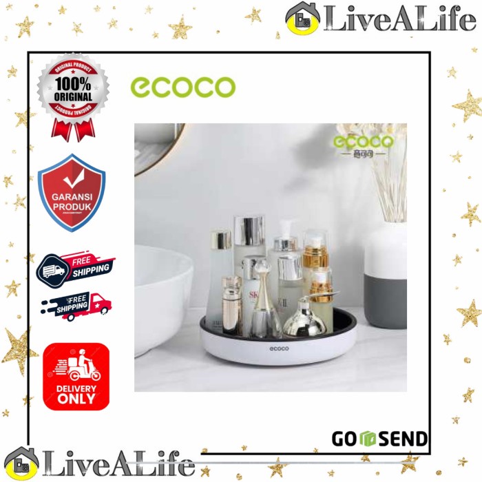 Ecoco Rak Serba Guna Untuk kosmetik Bumbu dapur