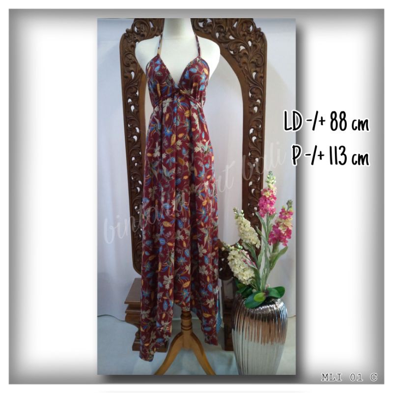 dress wanita dress batik sexy dress cantik dress batik bali halus adem fashion wanita