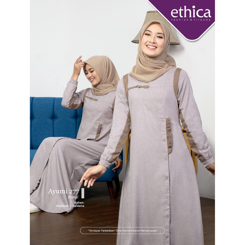 Promo Gamis Ayumi 277 Fungi ori by Ethica