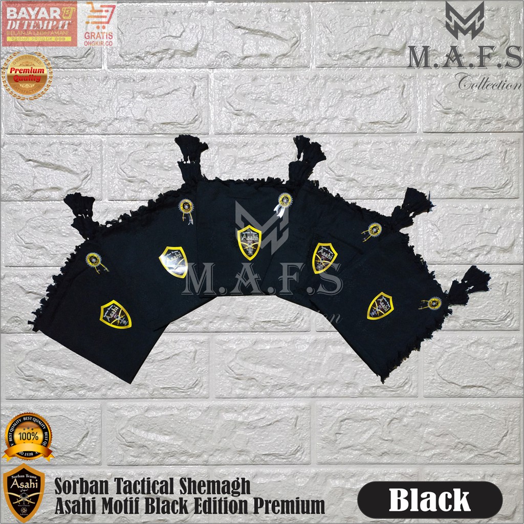 SORBAN TACTICAL SORBAN SHEMAGH ASAHI BLACK EDITION