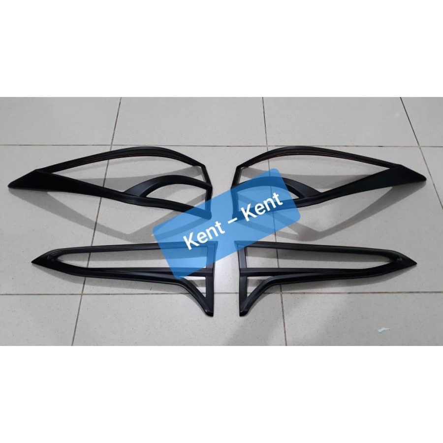 JSL Garnish Belakang All New Fortuner VRZ Head Lamp Garnish Blacktivo