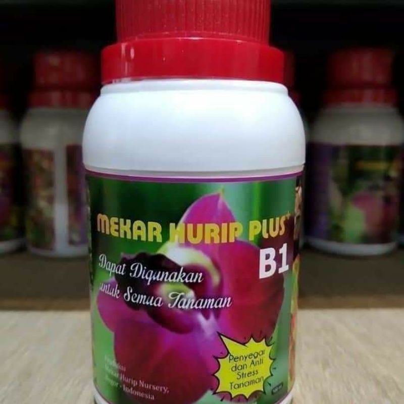 B1 mekar hurip plus  100 mlPupuk Mekar Hurip Plus Perangsang Tunas , Bunga Anggrek dan Tanaman Hias