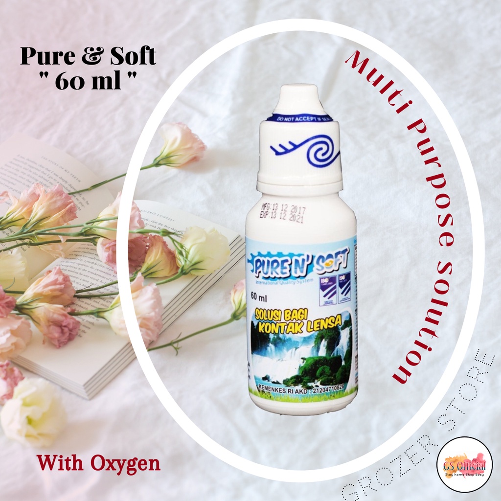 CAIRAN SOFTLENS / BE SEEN OXYGEN 60 ML / PURE N SOFT 60 ML / NICELOOK 60 ML