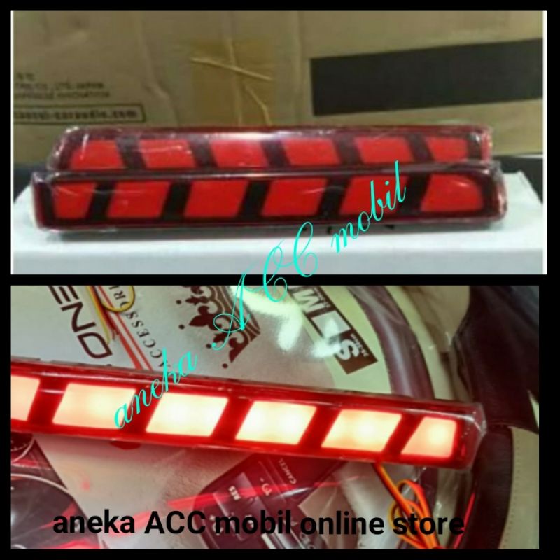 Lampu Reflektor belakang LED Running Rush-Terios 2012-2017