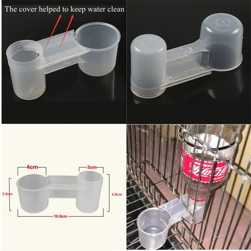 Botol Air Minum Bahan Plastik Untuk Burung Merpati / Hamster