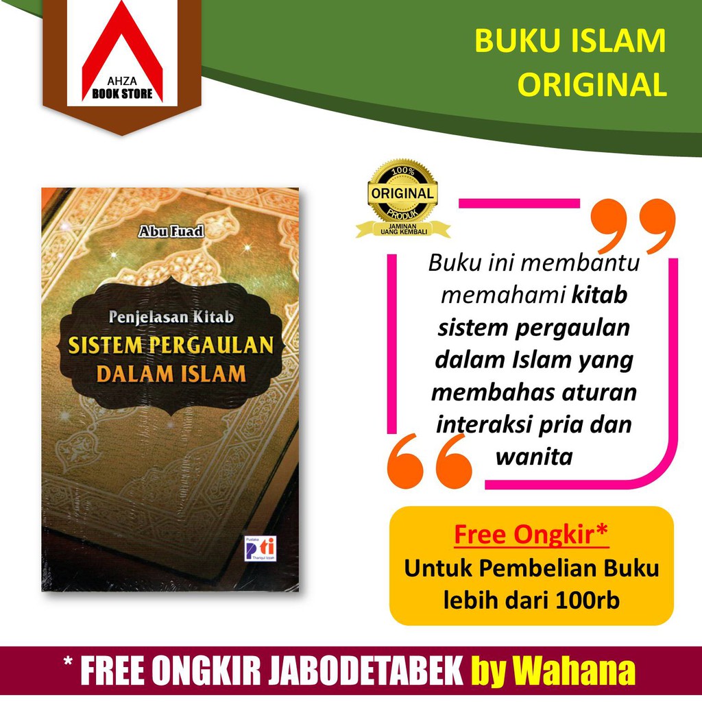 Jual Buku Islam Penjelasan Kitab Sistem Pergaulan Dalam Islam | Shopee ...