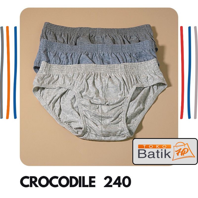 CELANA DALAM PRIA CROCODILE 240 ISI 3 DALAM 1 BOX