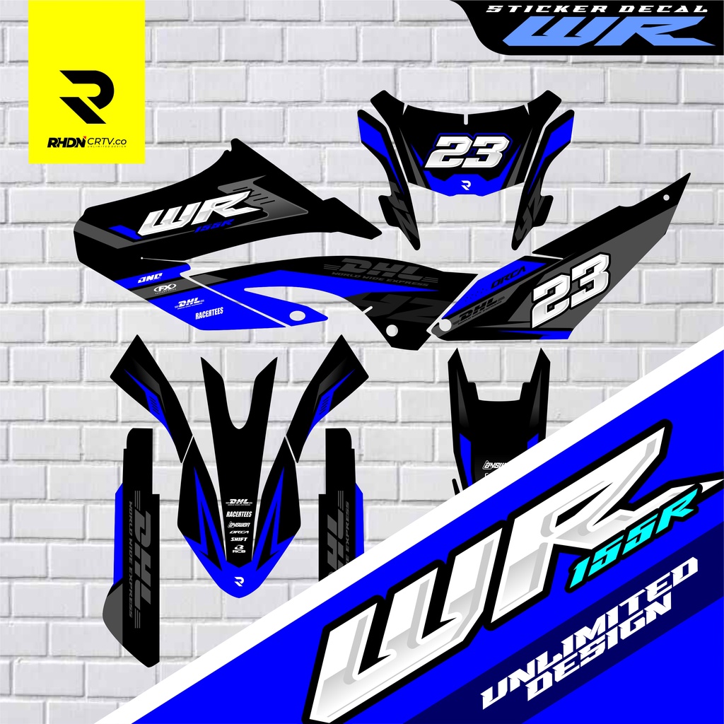 STICKER DECAL YAMAHA WR - STICKER WR 155 - DECAL WR - DECAL WR 155 - DECAL YAMAHA WR 155