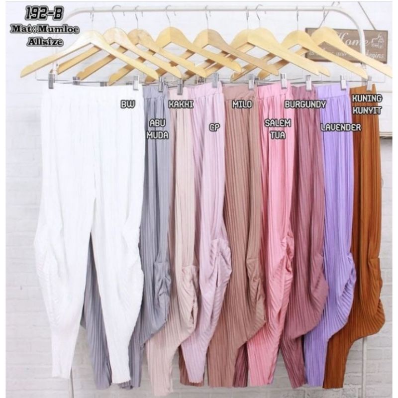 Celana Plisket Cubit / Celana Aladin / Pleat Pants