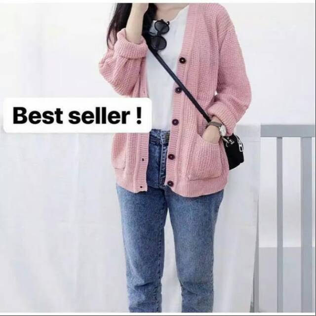 KARDIGAN RAJUT SAKU Shopee Indonesia KARDIGAN RAJUT SAKU Shopee Indonesia