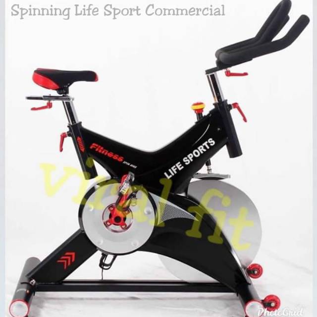 SEPEDA FITNESS STATIS SPINNING LIFE SPORT COMERCIAL