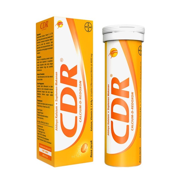 Cdr Sweet Orange Tablet Effervescent 15's
