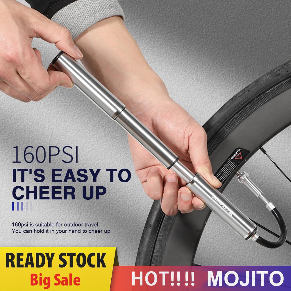 West Biking Pompa Angin Mini 160psi Untuk Ban Sepeda Balap / Mtb / Basket