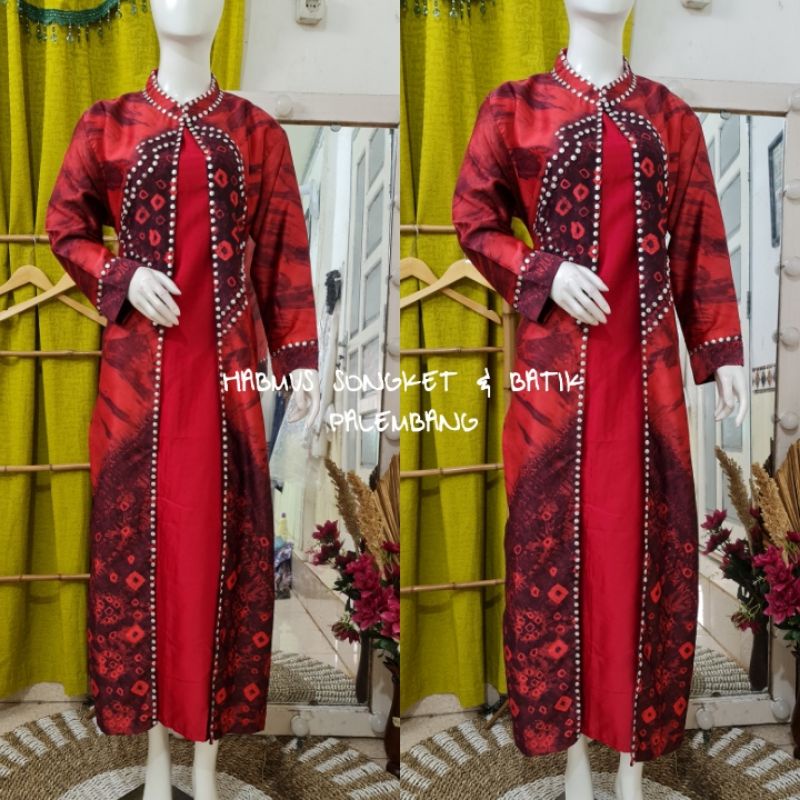 GAMIS JUMPUTAN PALEMBANG ASLI SUTRA VALVET SILK