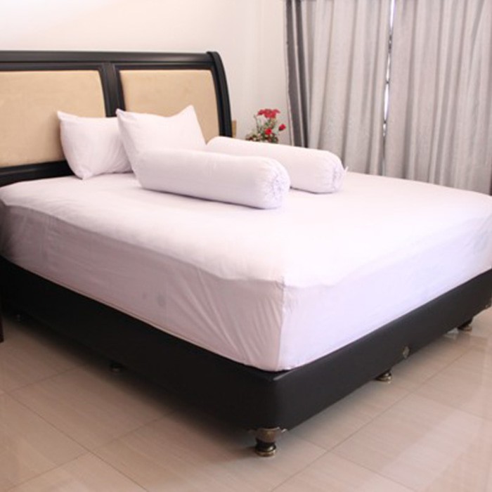 Sprei Polos Katun CVC 160x200 Grosir