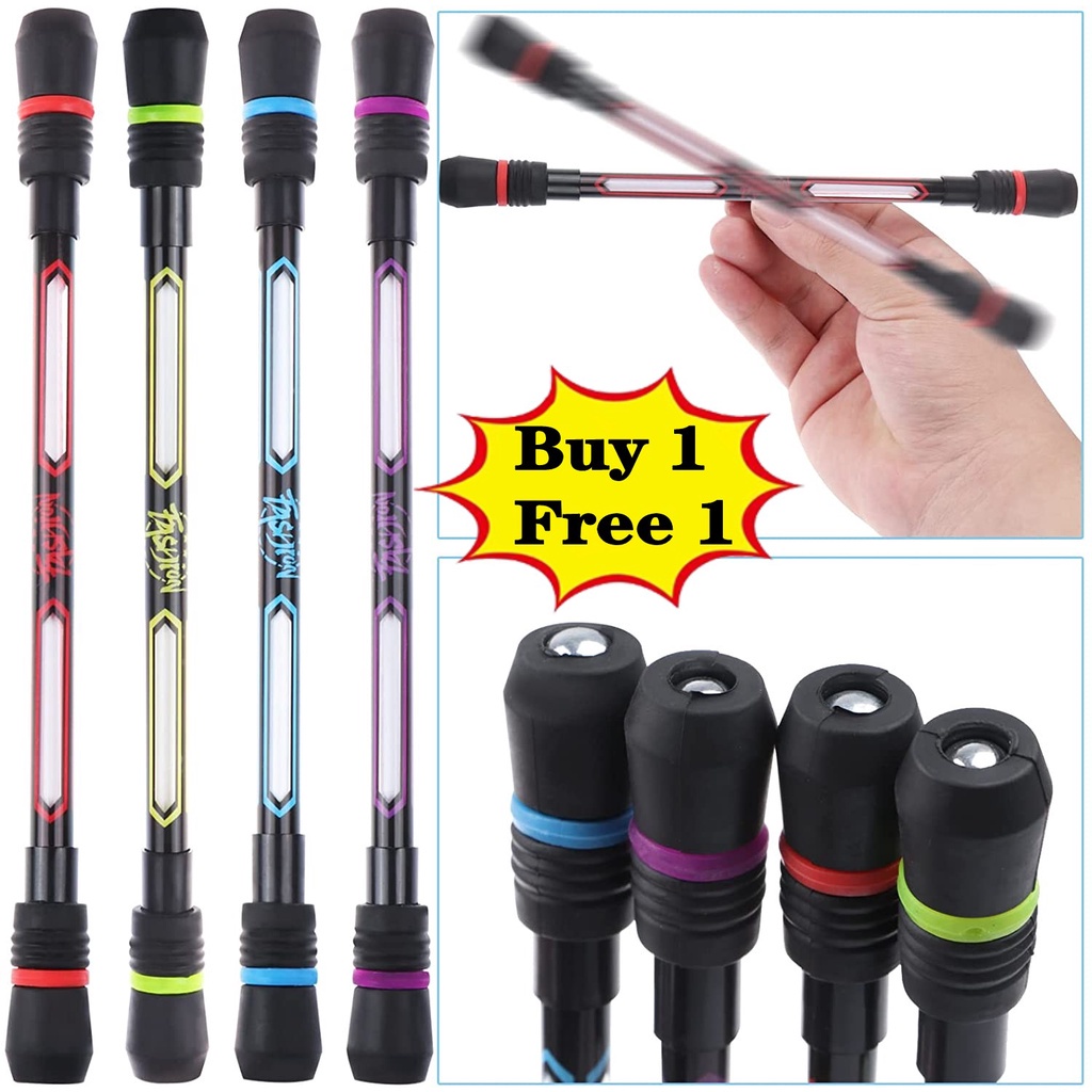 (Buy 1 Free 1) Pulpen / Pen Putar Dekompresi Anti Slip