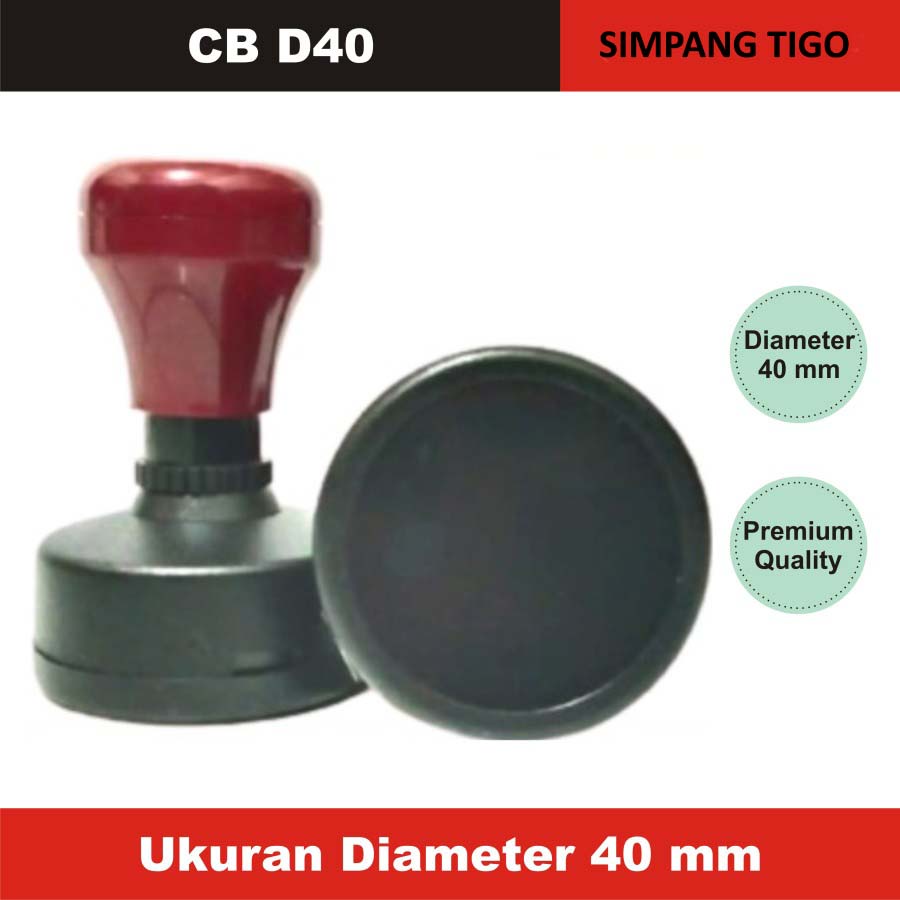 

Gagang Stempel Flash Bulat CB Diameter 40