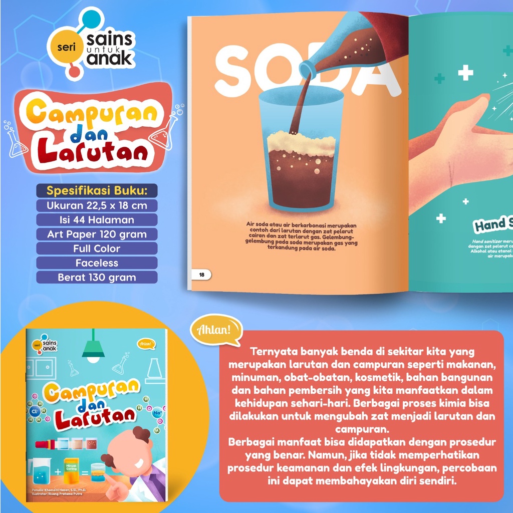 Buku Pengetahuan Anak : Paket Seri Sains untuk Anak (Penerbit Ahlan)