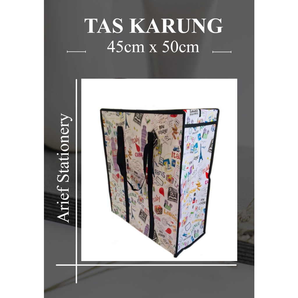 Tas Karung Tas Laundry Tas Tengtengan Kepasar ukuran 45cm x 50cm