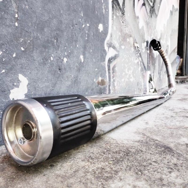 MURAH KNALPOT GL KLEPER STAINLESS LEHER CACING PNP GL MP CB