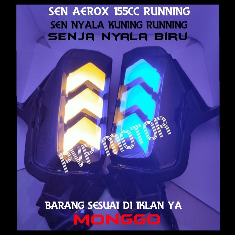 Lampu Sen Sein Senja Led Yamaha Aerox Running Variasi