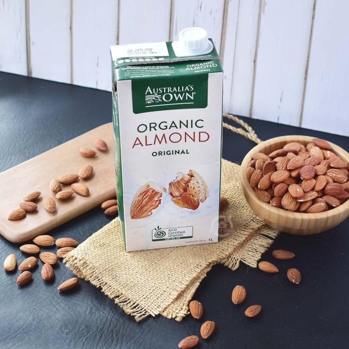 

b2011bb Australia'S Own Organic Almond Milk Gluten Free Uht 1 Liter Xa201As