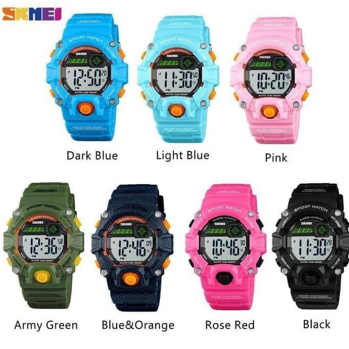 harga promo Barang bagus Watch SKMEI 1484 Jam Tangan Digital Anti Air dengan Alarm untuk Anak