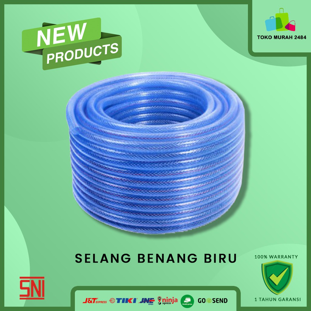 Jual SELANG AIR SERAT BENANG TEBAL 1 INCH PER METER MURAH | Shopee ...