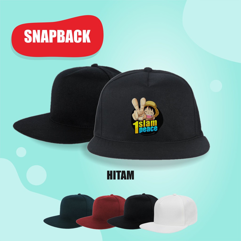 Topi Snapback Islam Peace Original Pria Wanita Snap Back Snepback Premium