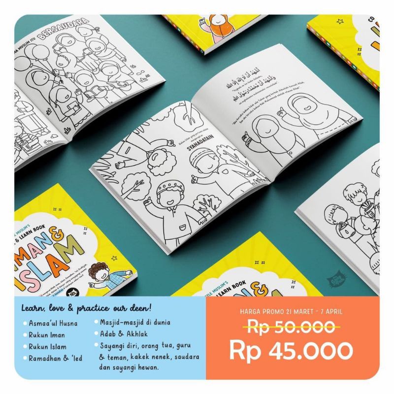 

COLOR & LEARN BOOK IMAN DAN ISLAM/ TGOF