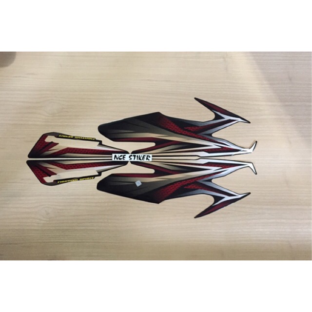 Stiker striping RX King 2005 hitam