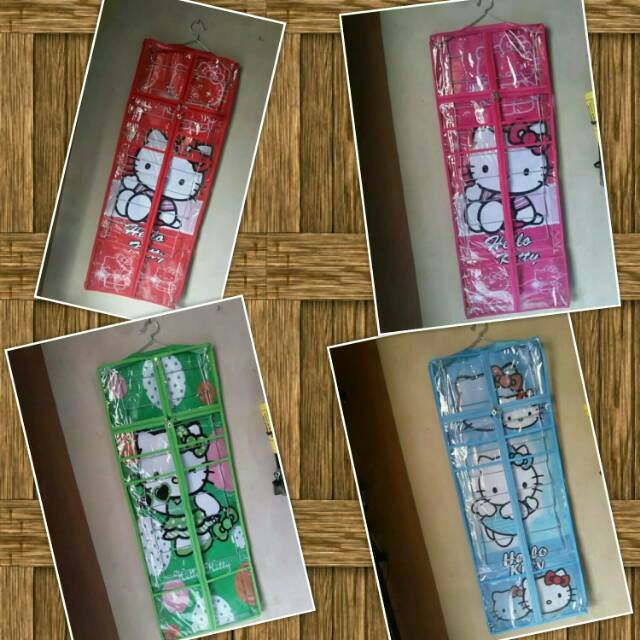 Rak jilbab jumbo 9 sab motif (HJO)