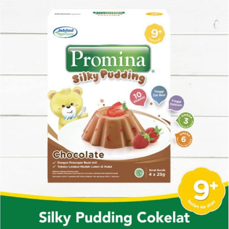 Promina Pudding Strawberry, Coklat 100gr