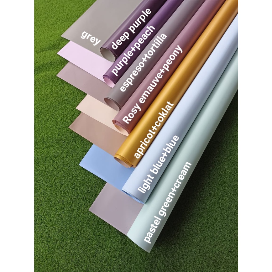 

kertas buket#kertas cellophane double colour#kertas wrapping#