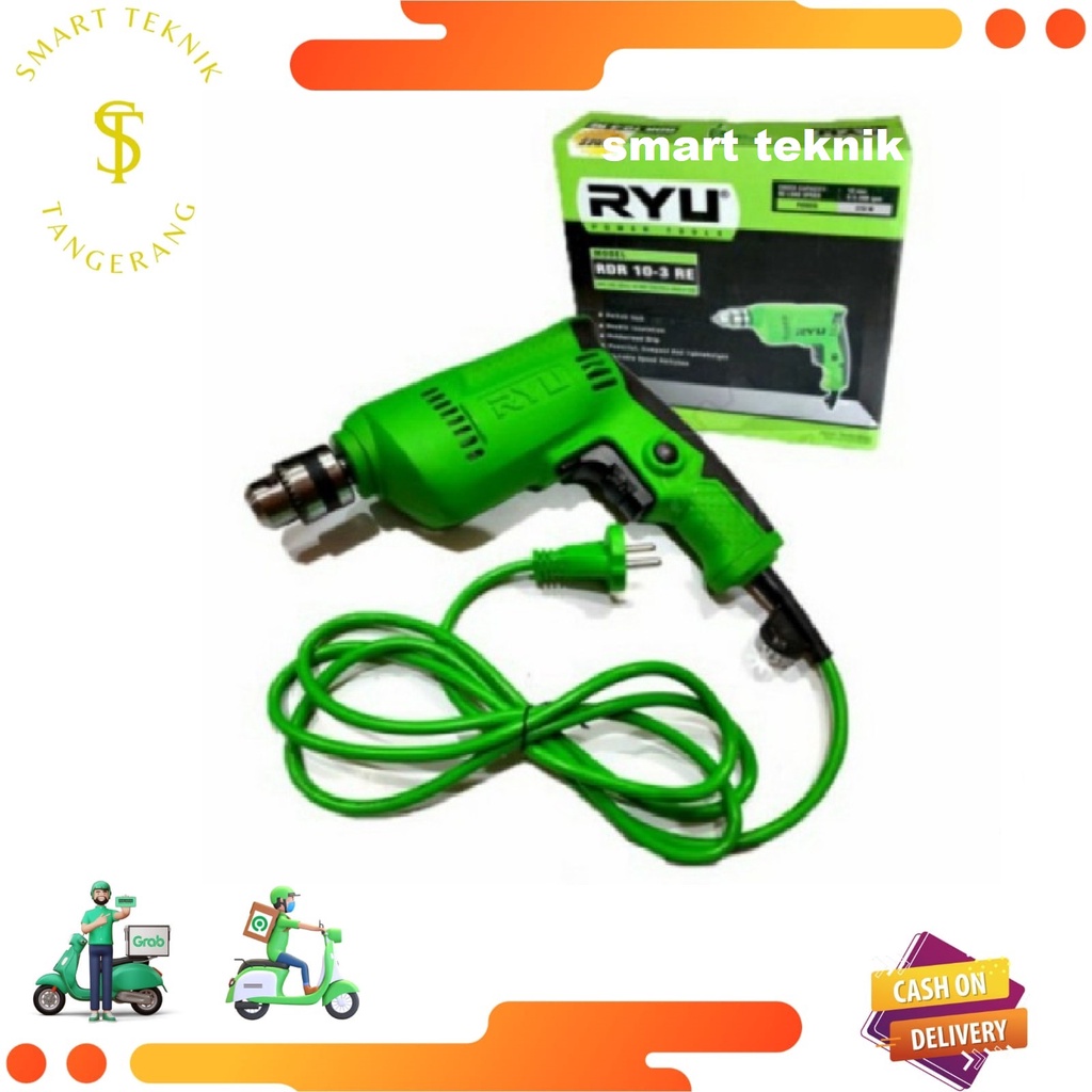 BOR 10 mm  Bor Listrik Besi Kayu