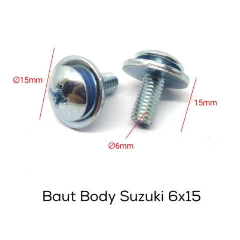 BAUT BODY SUZUKI / BAUT OBENG M6 X 15