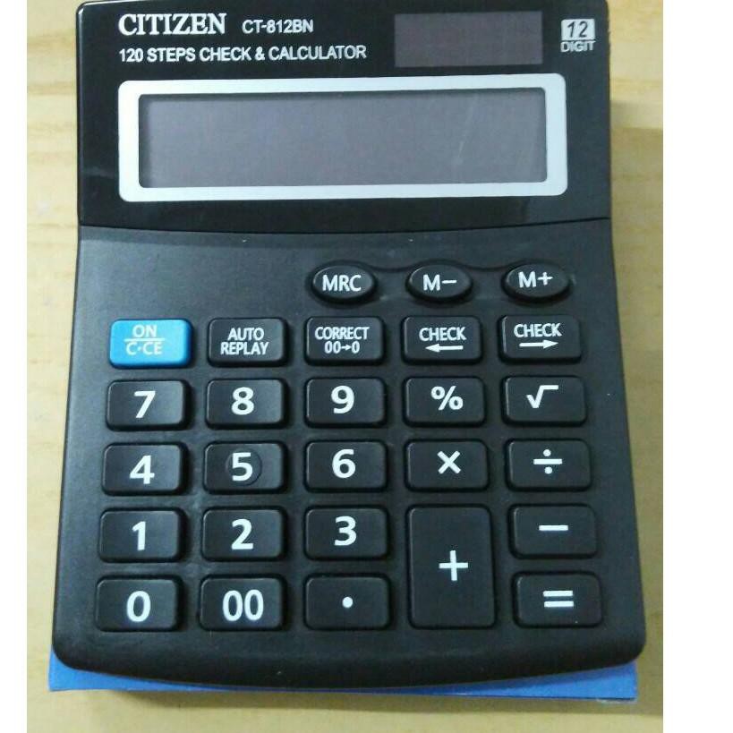 

o9 6MQ Kalkulator Citizen SDC-812BN 12 Digit / 2 Power / Check and Correct / Replay / SDC - 812 BN N