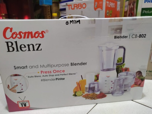 BLENDER COSMOS BLENZ CB-802 Pelumat 1.2 L 4in1 GARANSI 1 TAHUN RESMI