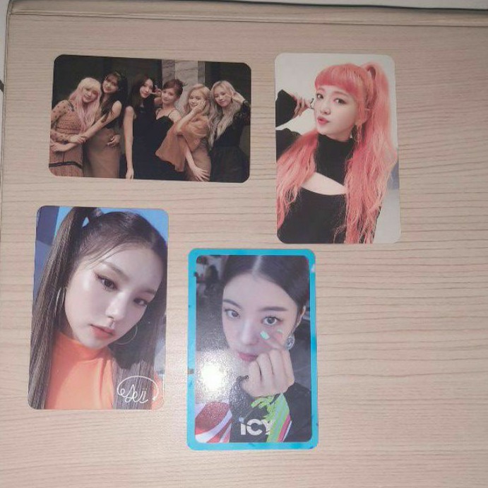 Ready Official photocard itzy/everglow/redvelvet