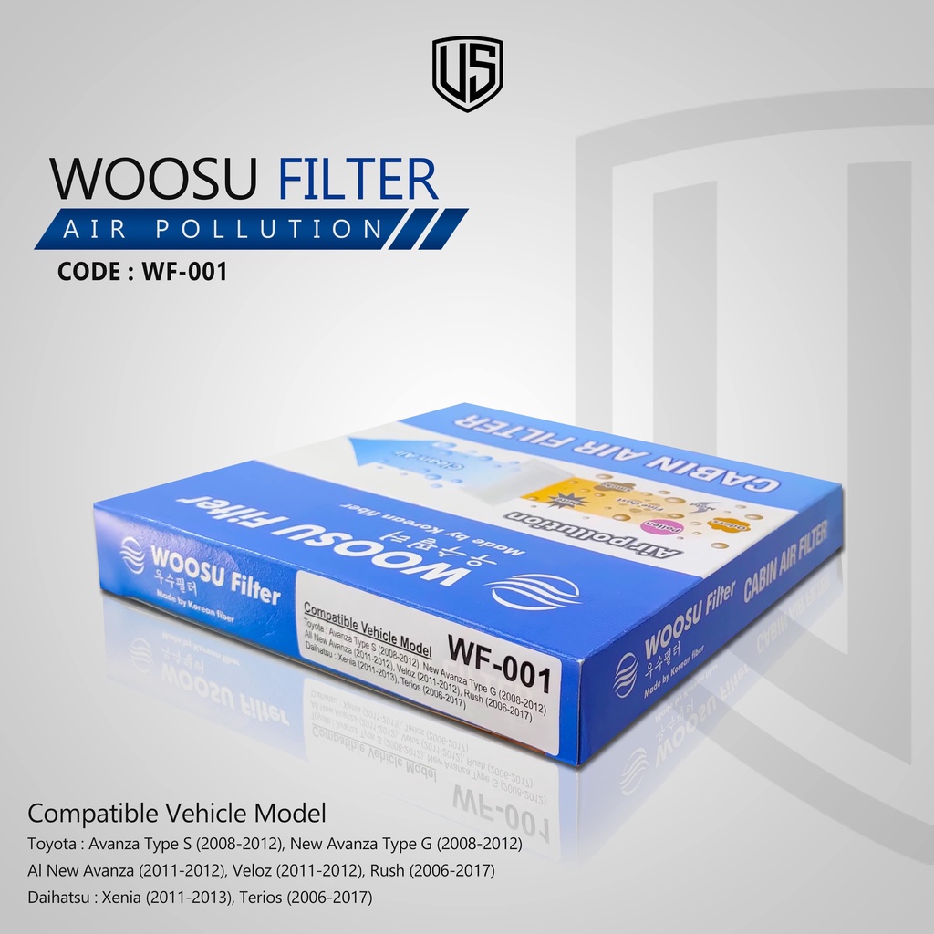 WOOSU Filter AC Teknologi Korea Premium OEM Avanza VELOZ 2011 - 2012